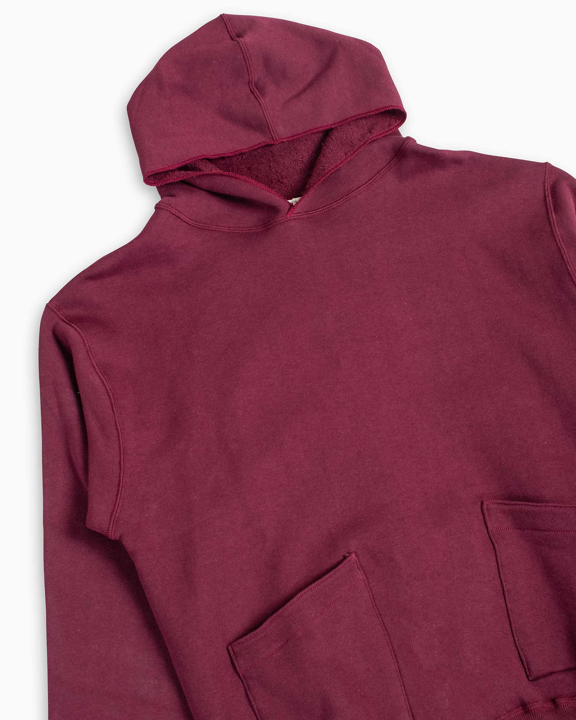Warehouse Lot. 453 Separate Pocket Set In Hoodie Bordeaux - Image 5