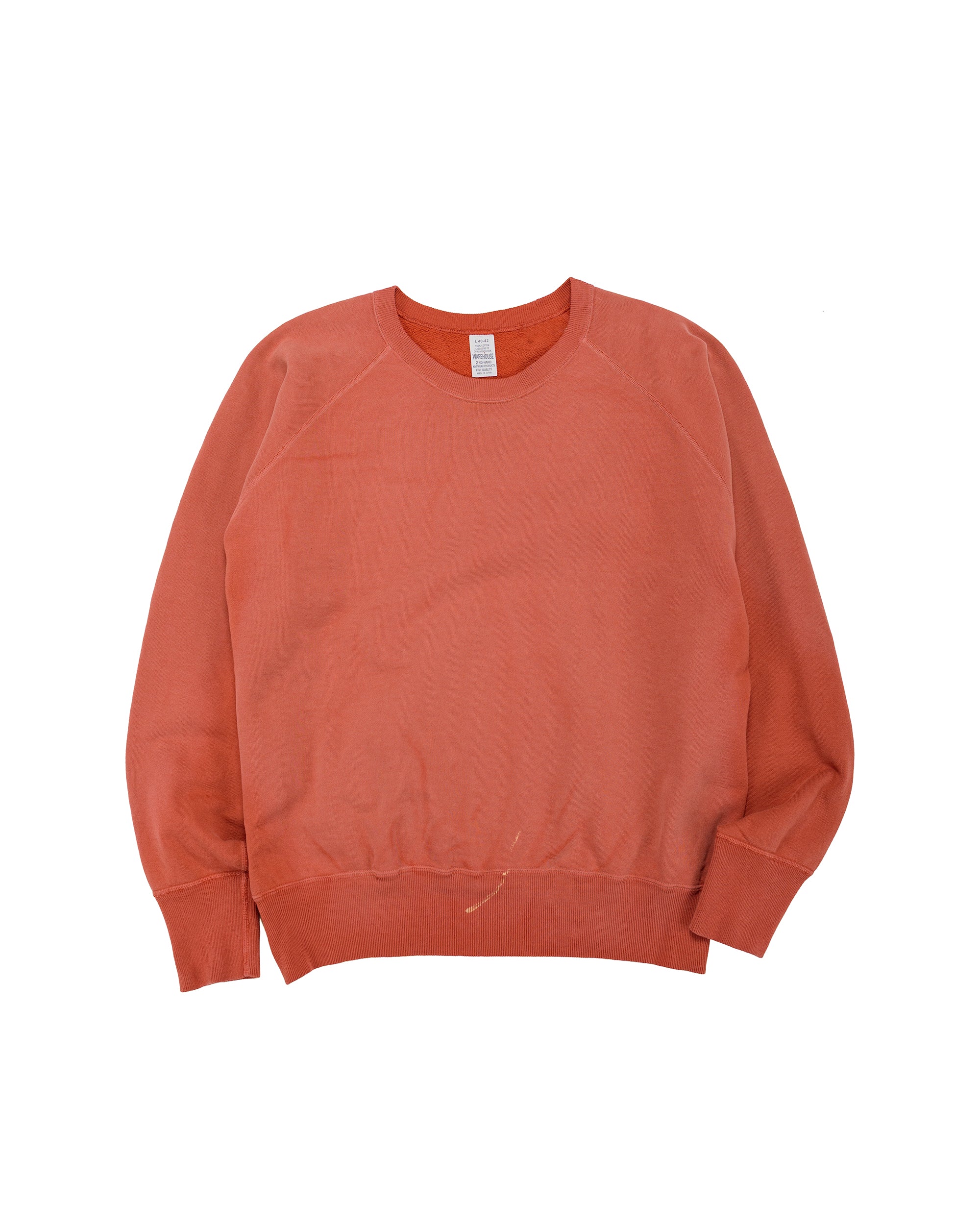 Warehouse Lot. 461 Raglan Crew Neck SW U/W Sun Burned Red
