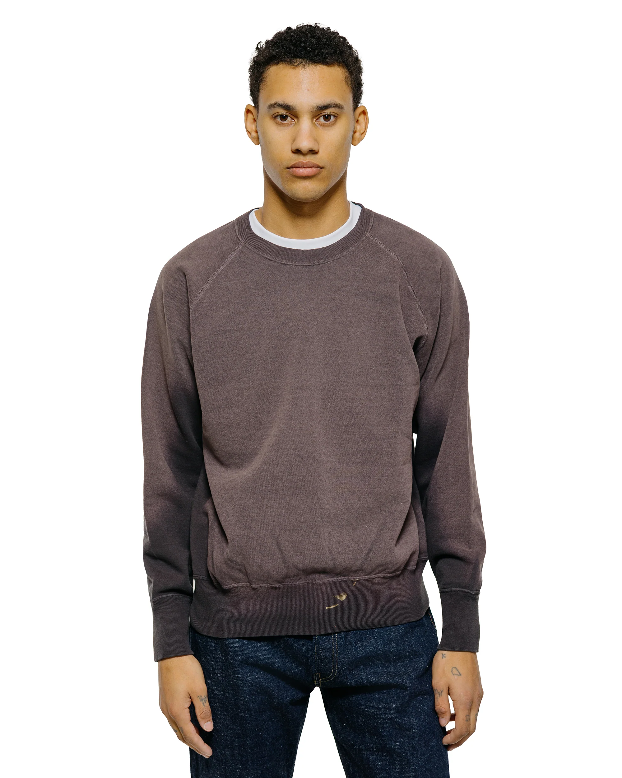 Warehouse Lot. 461 Raglan Crew Neck SW U/W Sun Burned Sumikuro - Image 2