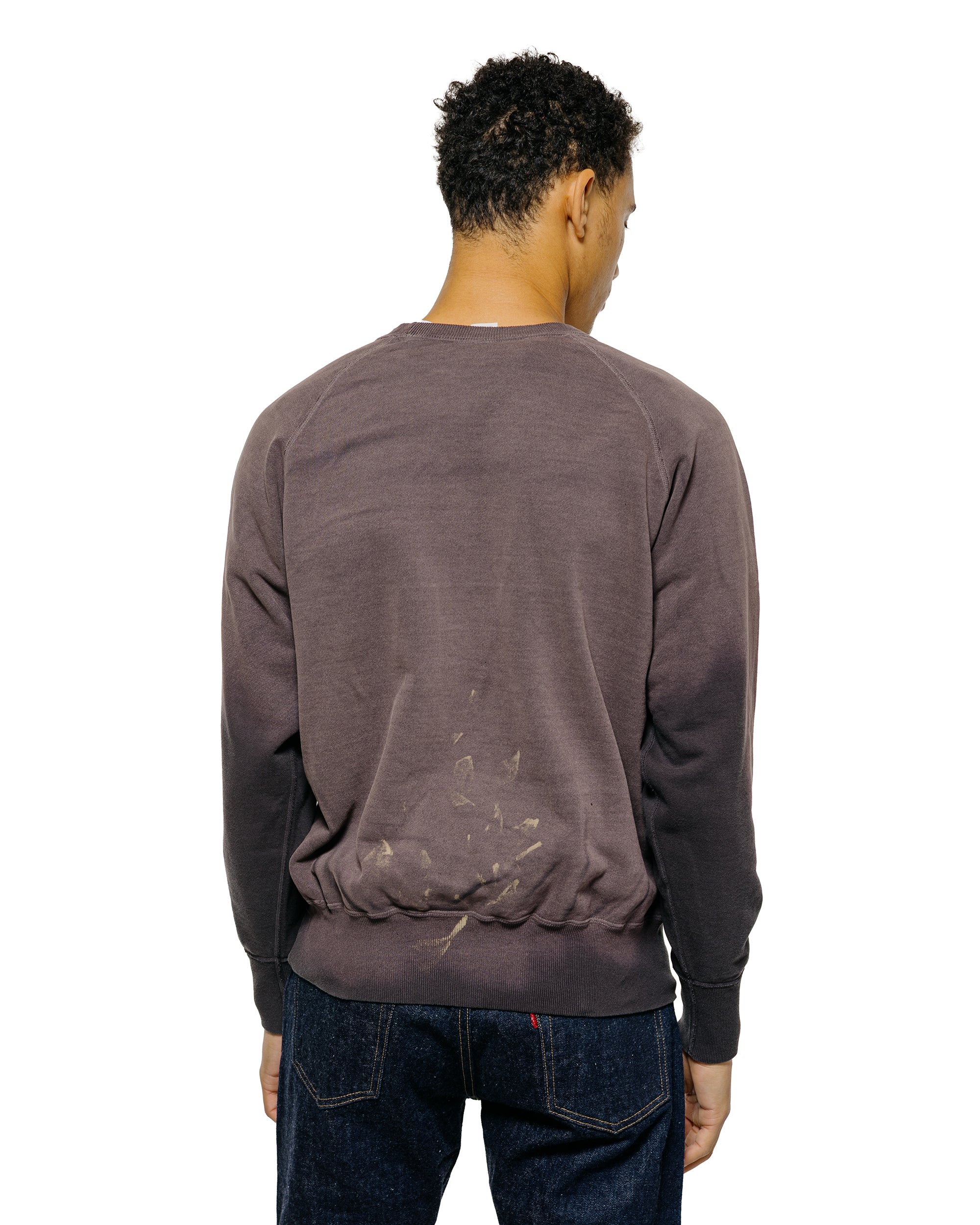 Warehouse Lot. 461 Raglan Crew Neck SW U/W Sun Burned Sumikuro - Image 3