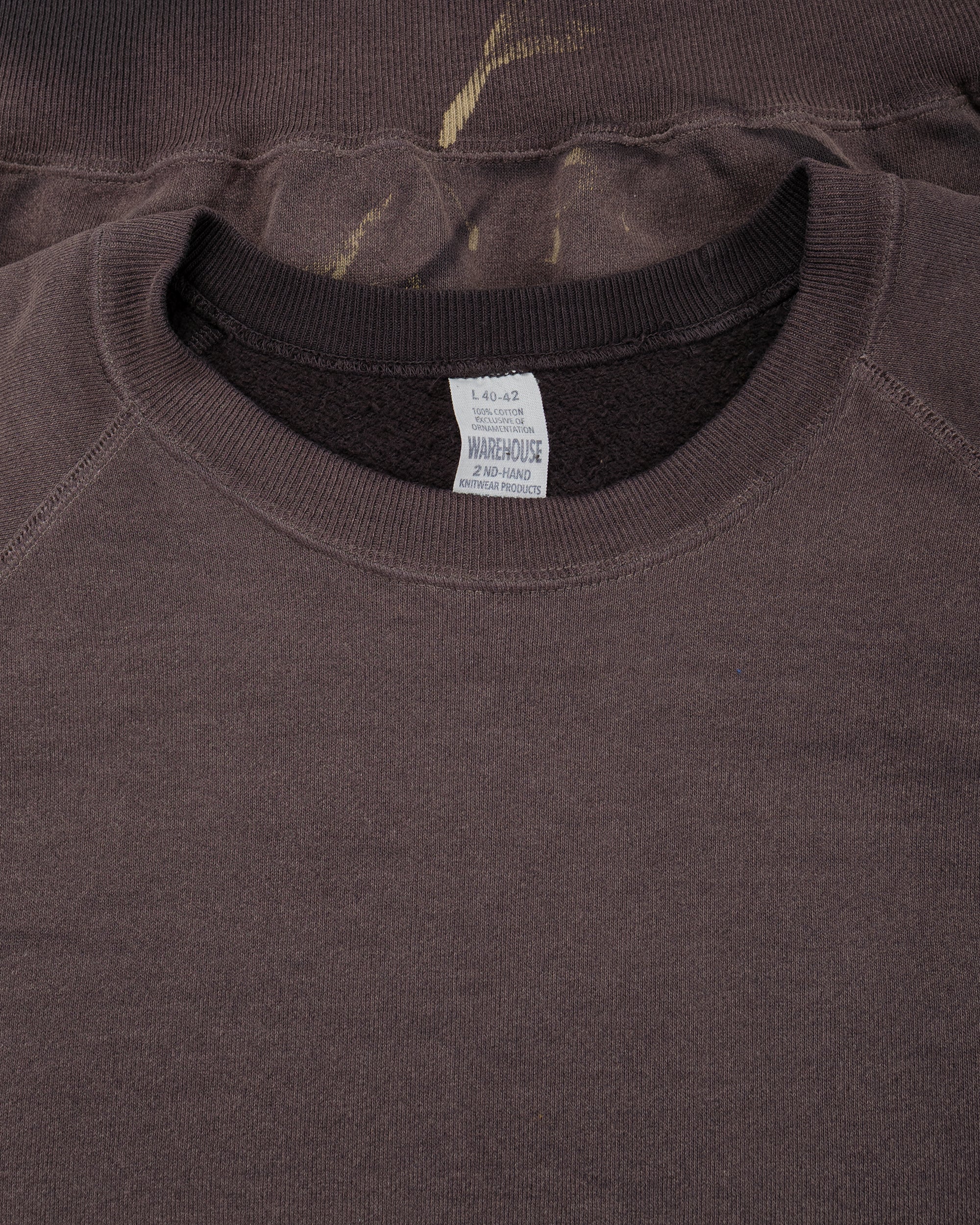 Warehouse Lot. 461 Raglan Crew Neck SW U/W Sun Burned Sumikuro - Image 5