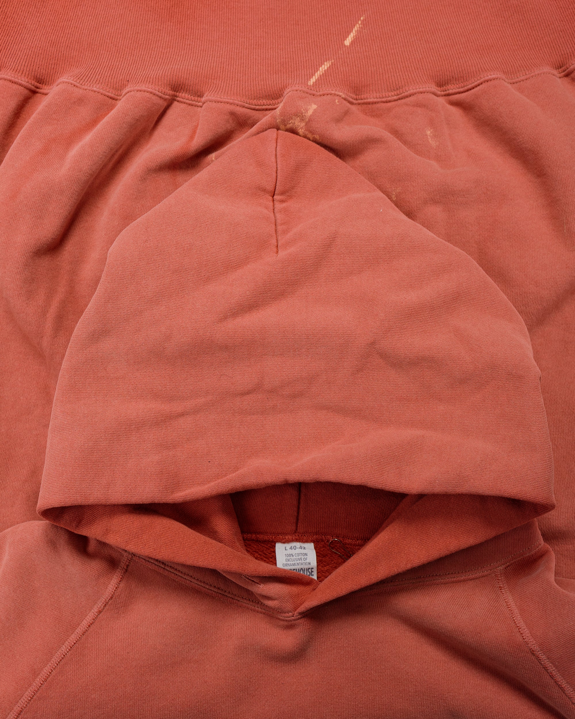 Warehouse Lot. 462 Raglan Hood U/W Sun Burned Red - Image 5