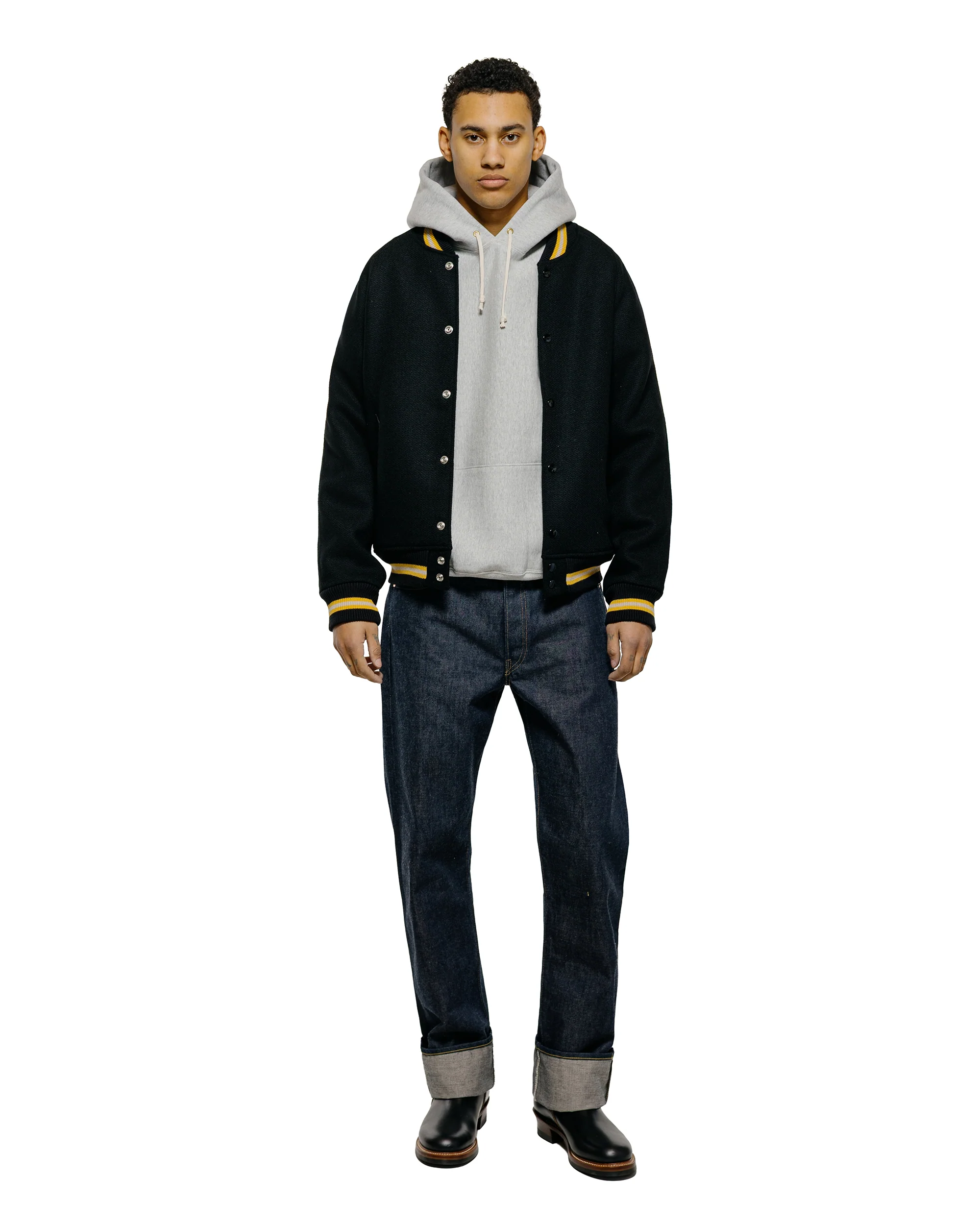 Warehouse Lot. 484 No Print Heather Grey - Image 4