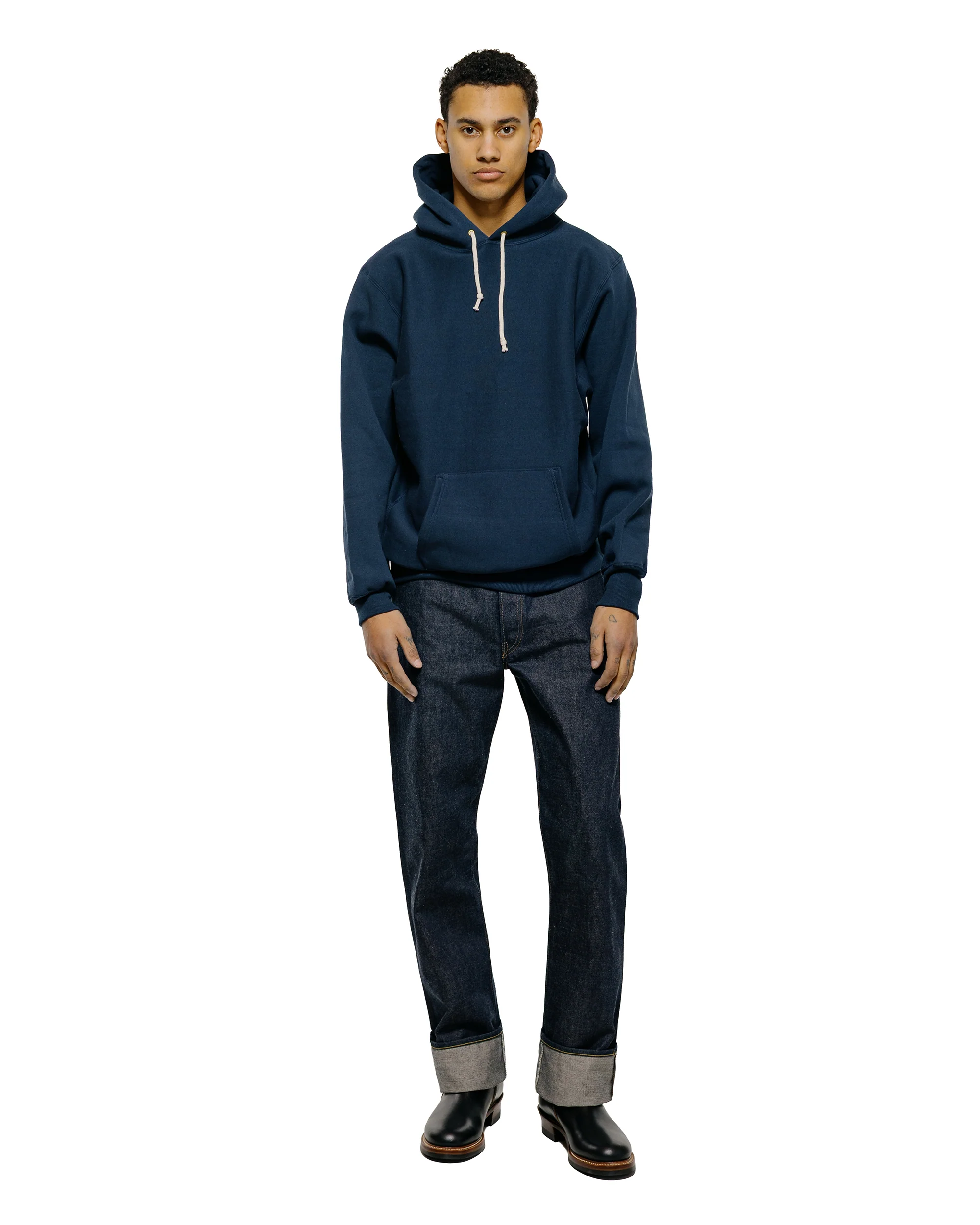 Warehouse Lot. 484 No Print Navy - Image 4