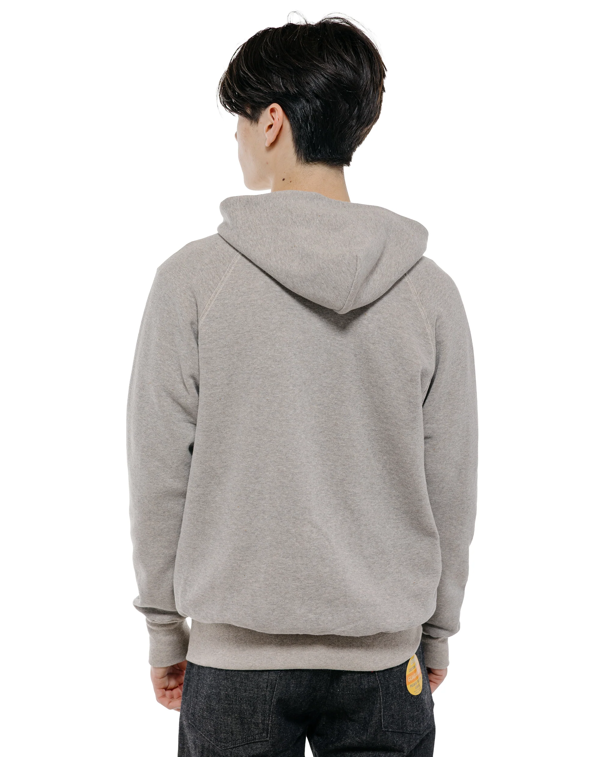 Warehouse Lot. 496 Raglan Freedom Full Zip Hood Heather Gray - Image 4