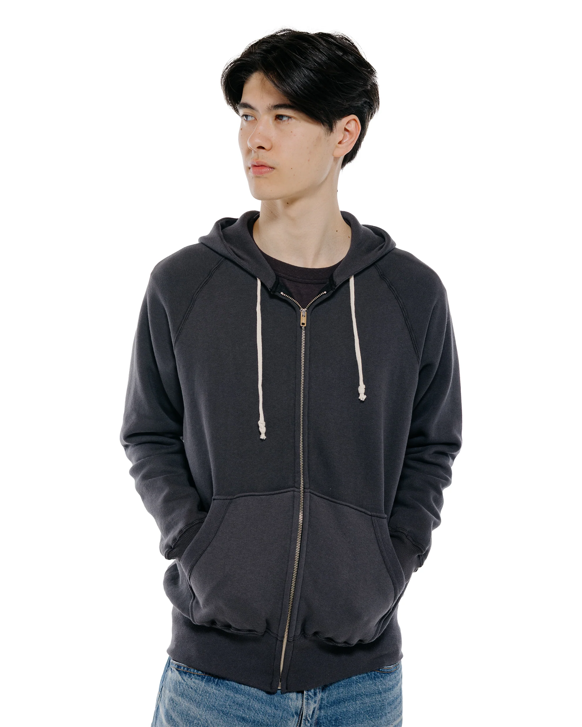 Warehouse Lot. 496 Raglan Freedom Full Zip Hood Sumikuro - Image 2