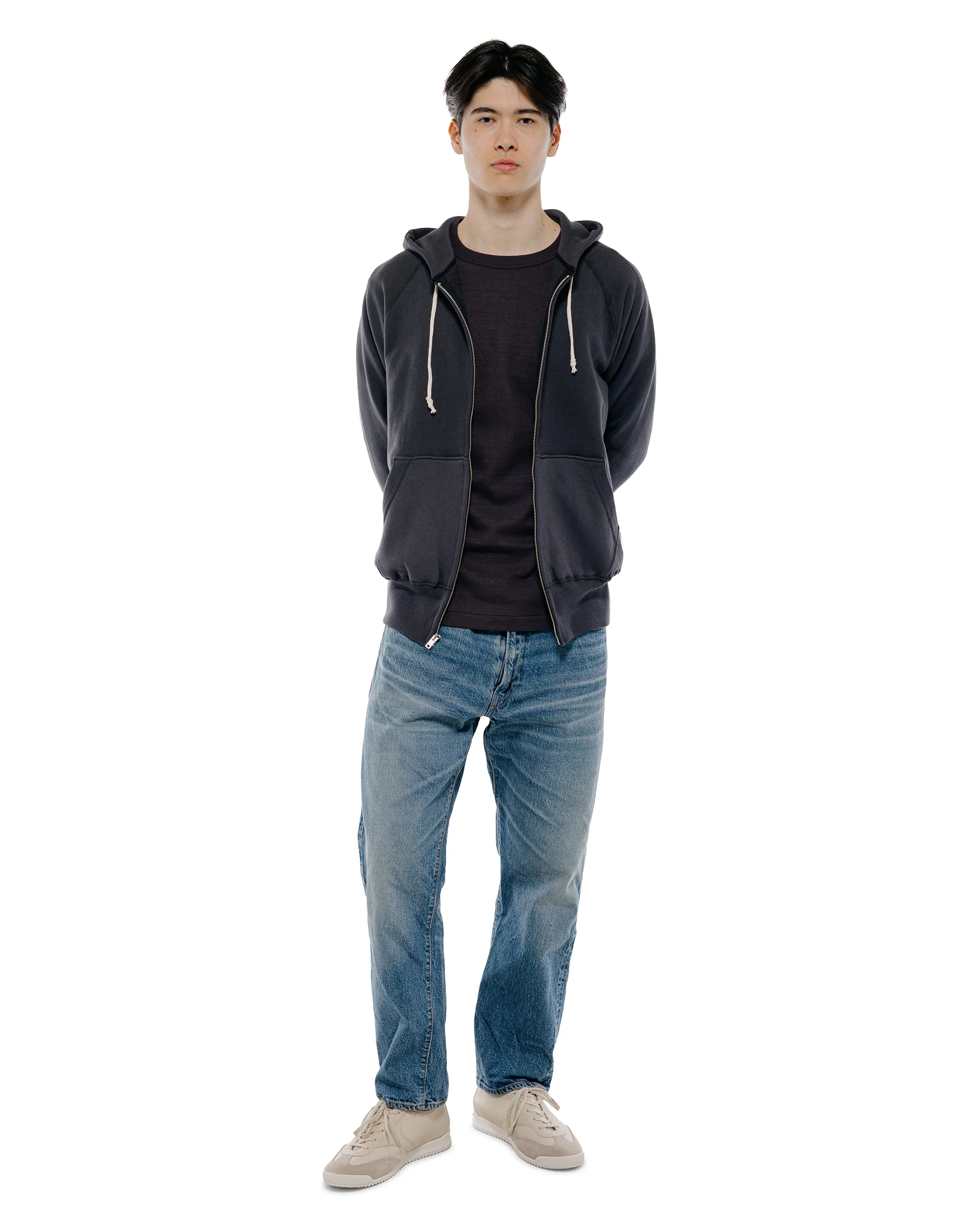 Warehouse Lot. 496 Raglan Freedom Full Zip Hood Sumikuro - Image 5