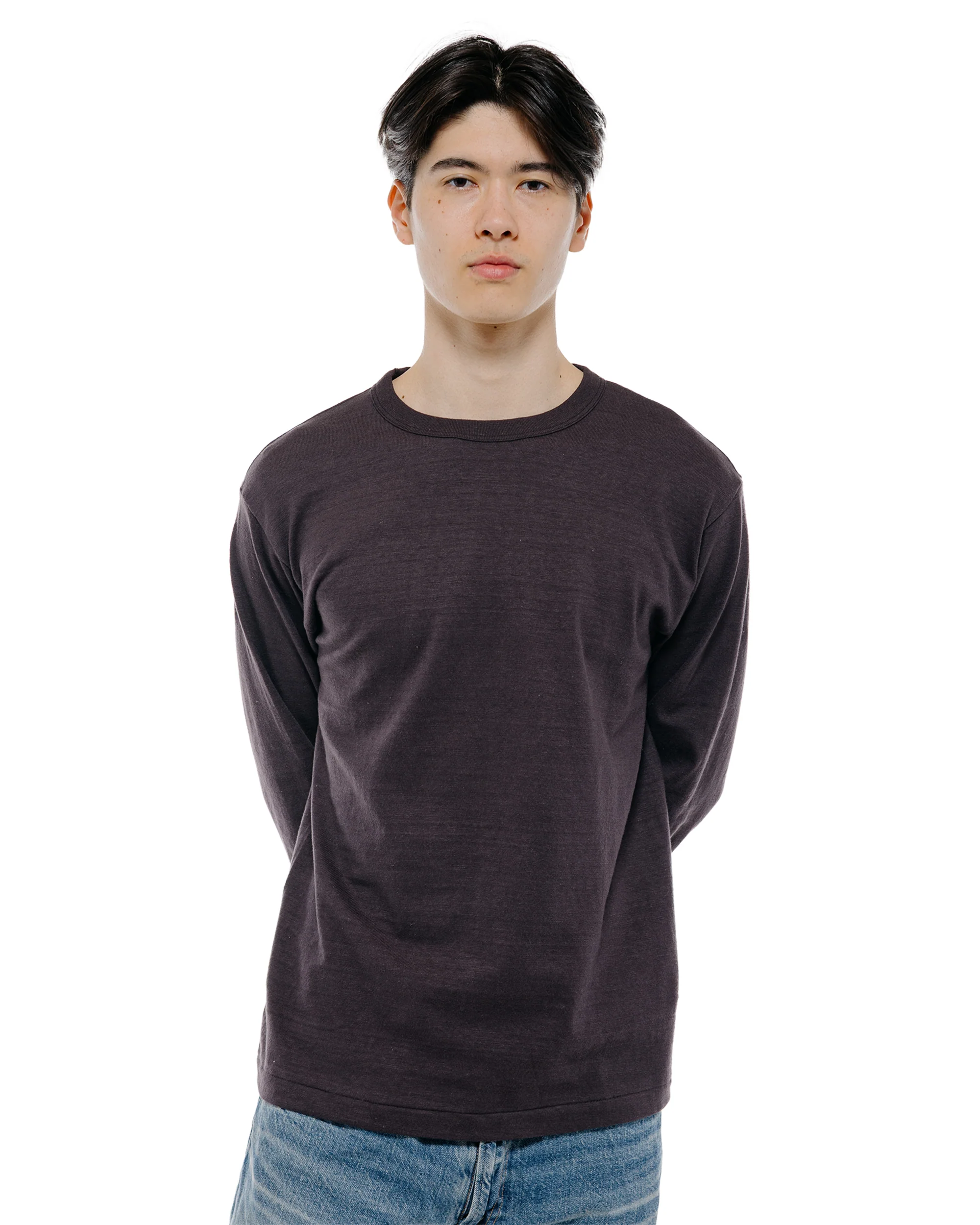 Warehouse Lot. 5906 Long Sleeve Crew Neck T-Shirt Sumikuro - Image 2