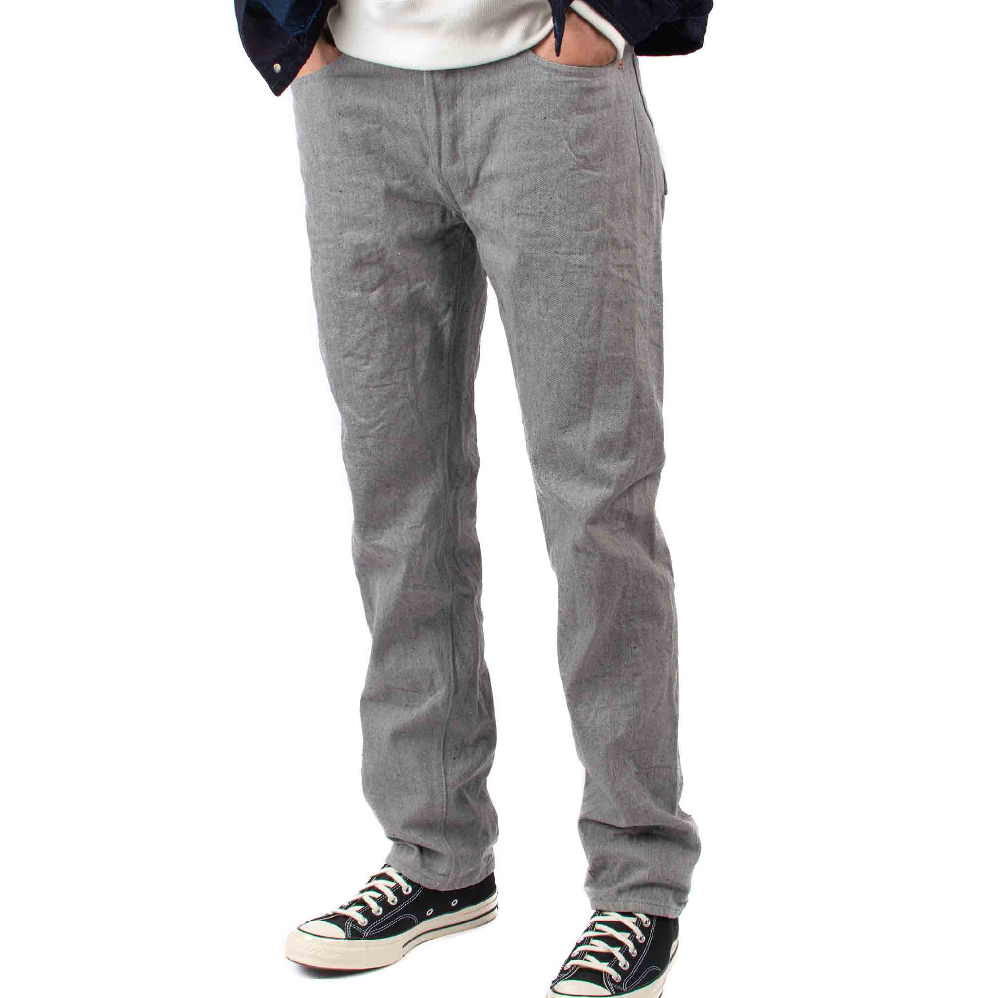 Warehouse Lot. 900XX (Slim) Standard Heather Grey One Wash - Image 4