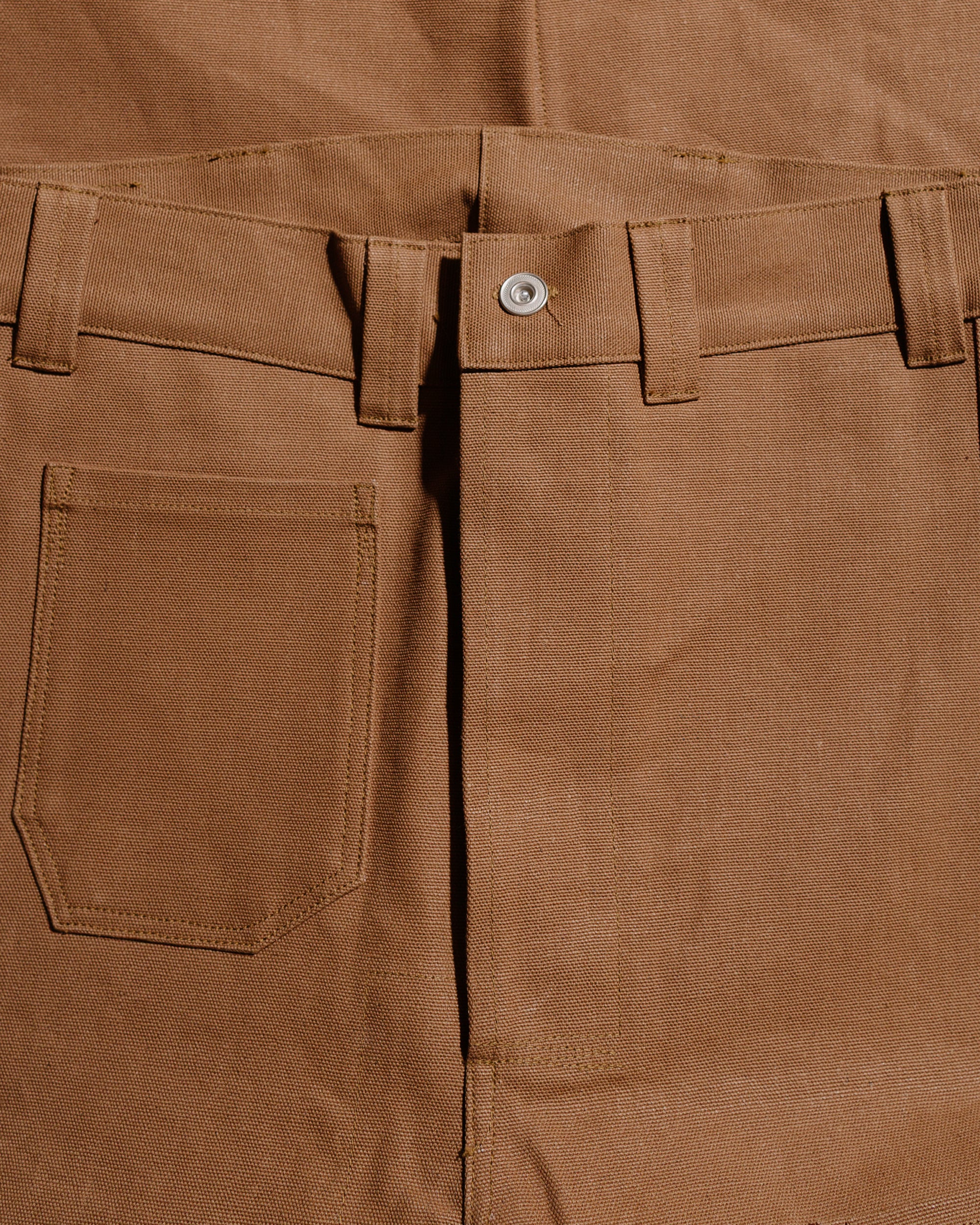 Warehouse Lot. JG-01 1910s Netmaker's Trousers Duck Brown - Image 5