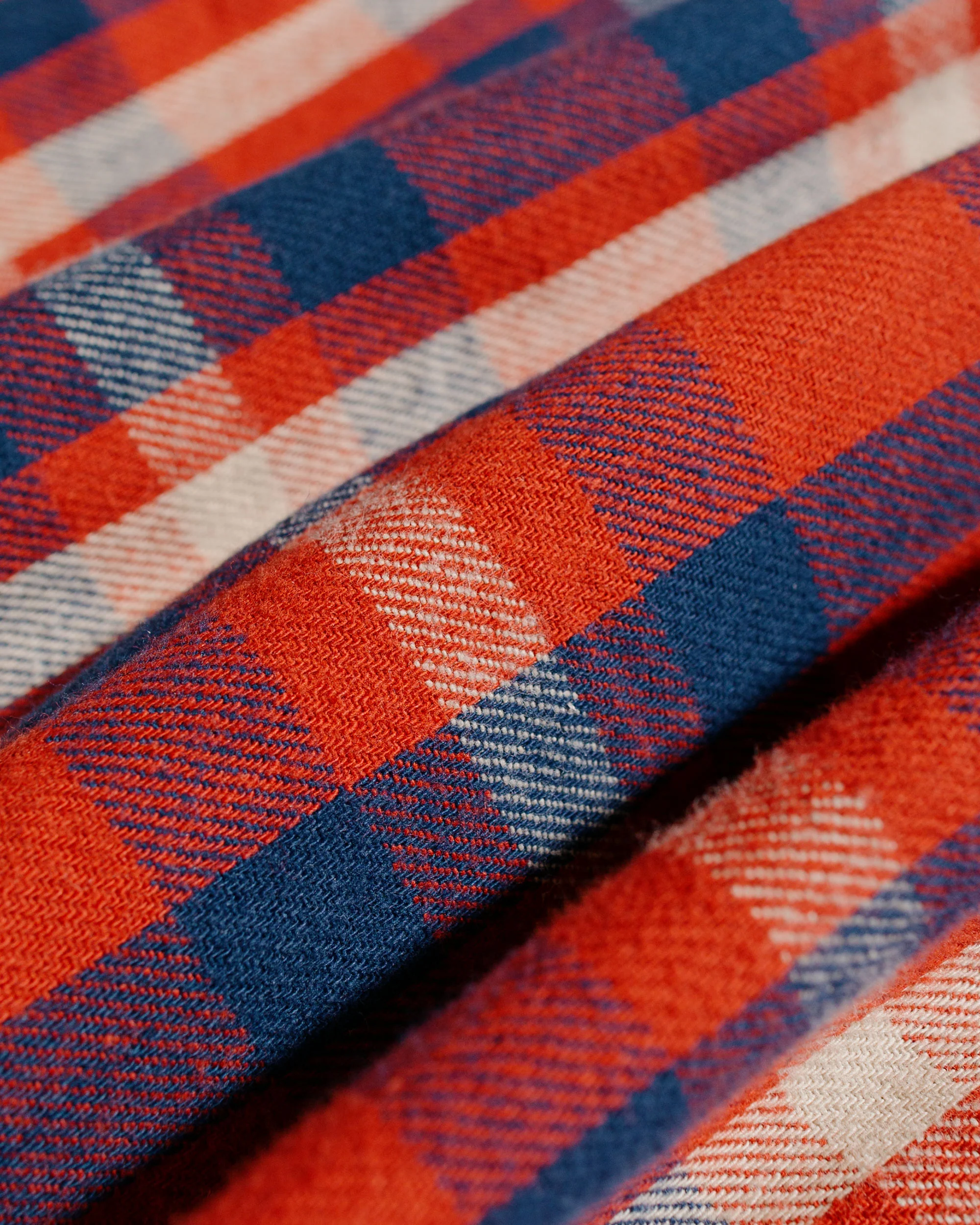 Warehouse Lot. JG-06-2 The Ancient Flannel (The Rounded Pockets) B Pattern Red/Navy - Image 6