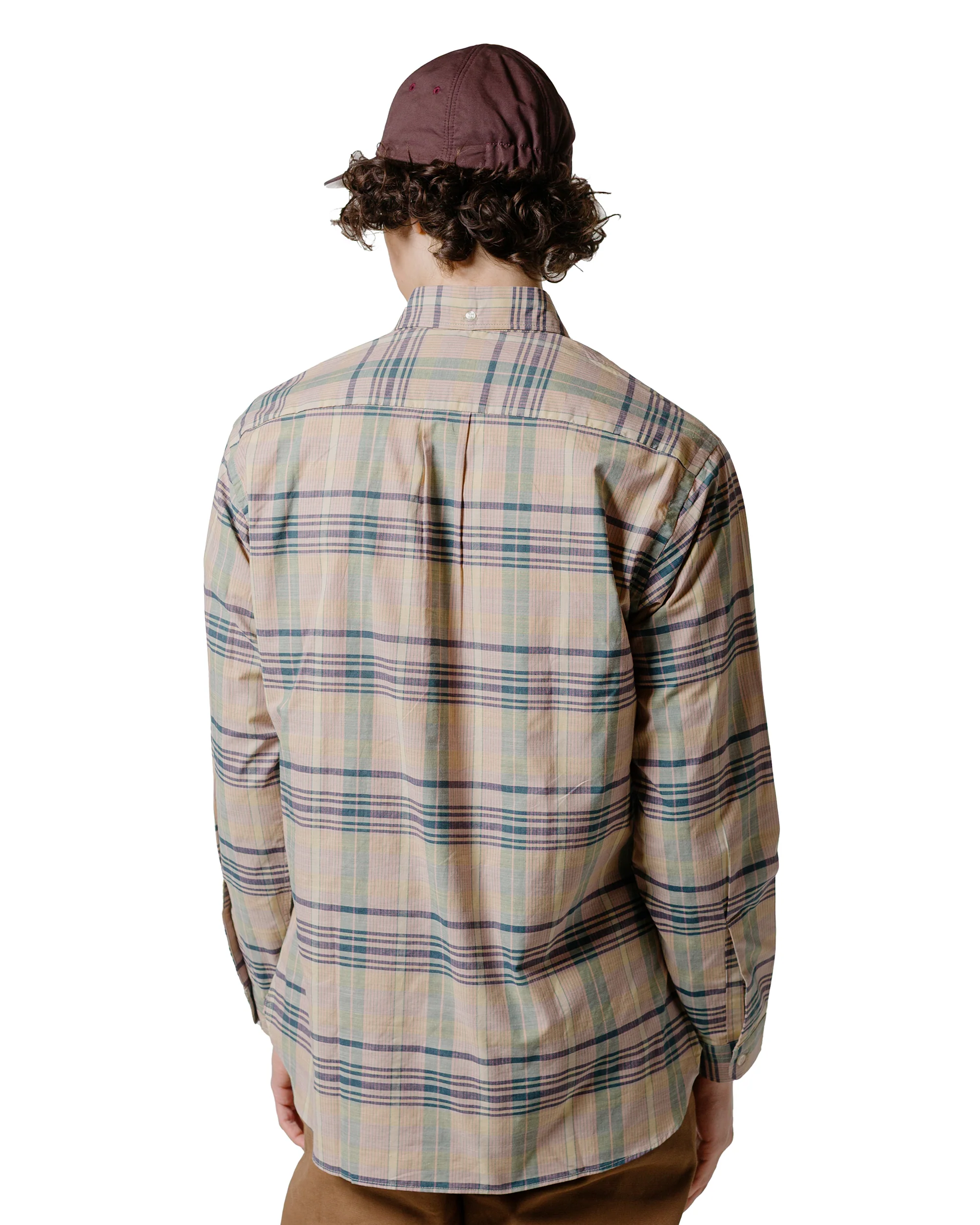 Warehouse Lot. JG-16 The King of Madras Shirt Salmon - Image 3