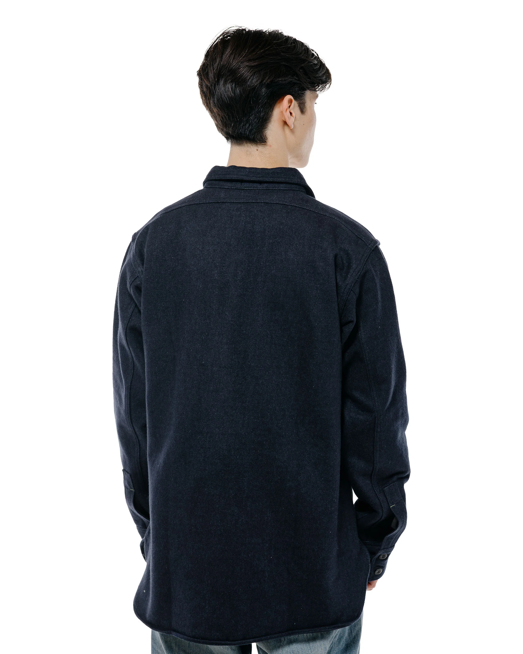 Warehouse Lot. JG-39 C.P.O. Half-Zip Shirt Navy - Image 4
