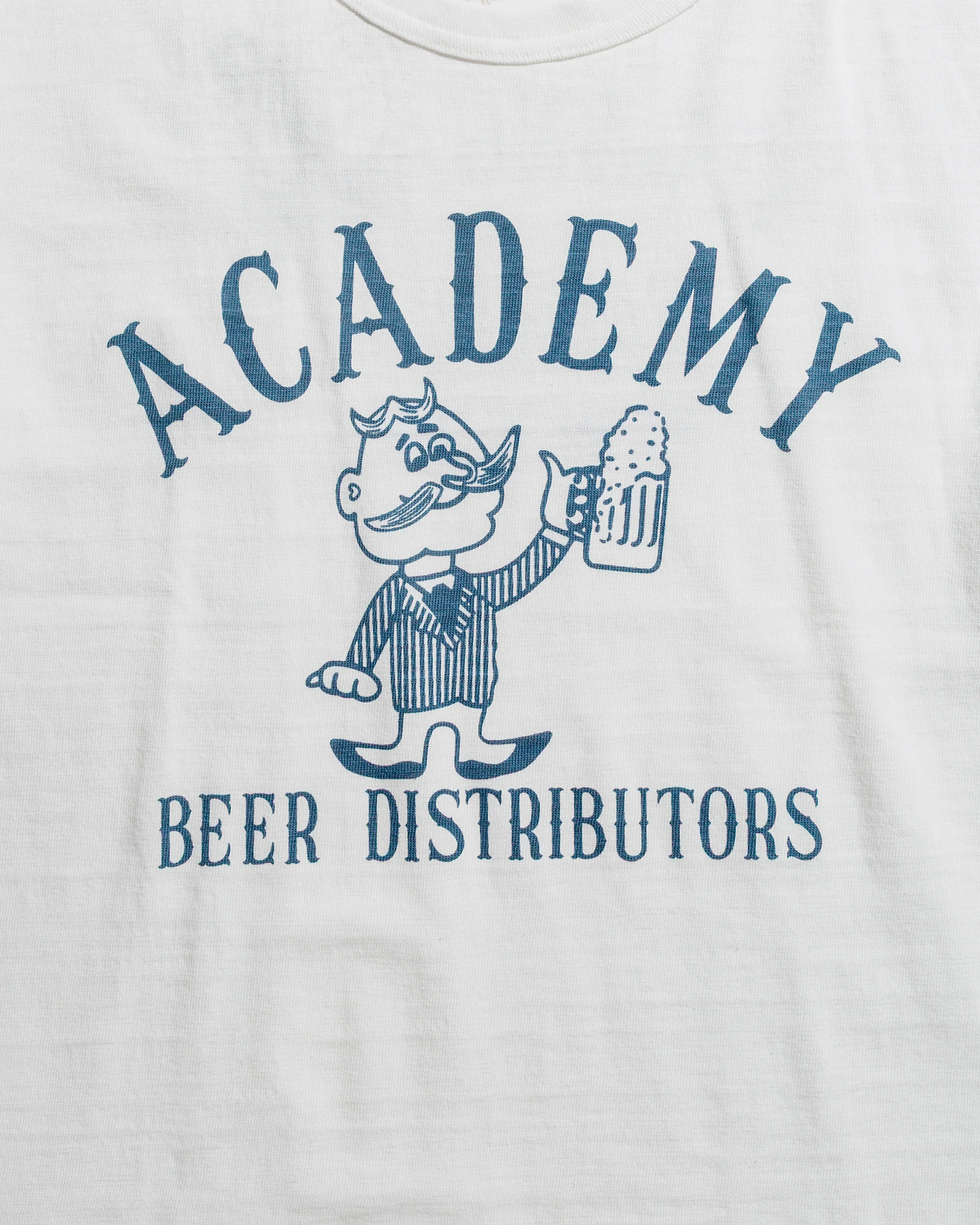 Warehouse Lot. JG-CS06 Academy Beer Distributors T Off White - Image 4