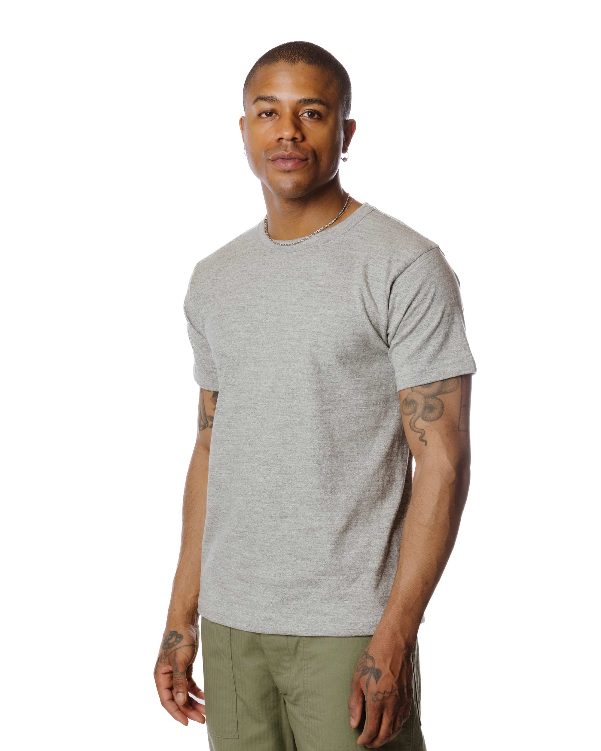 Warehouse Lot. JG-CS06 Standard T-Shirt Heather Grey - Image 2
