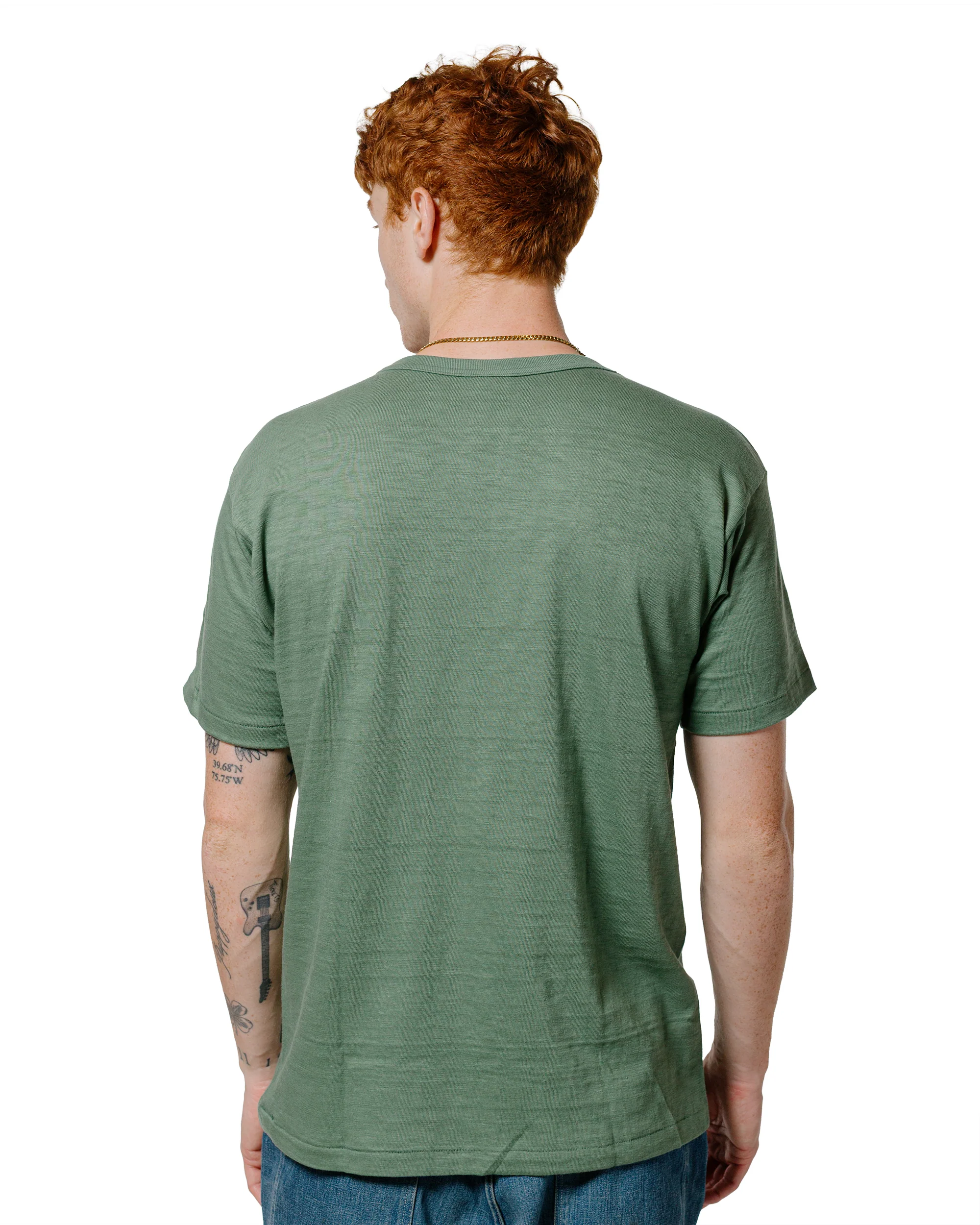 Warehouse Lot. JG-CS06 Standard T-Shirt MC Green - Image 3