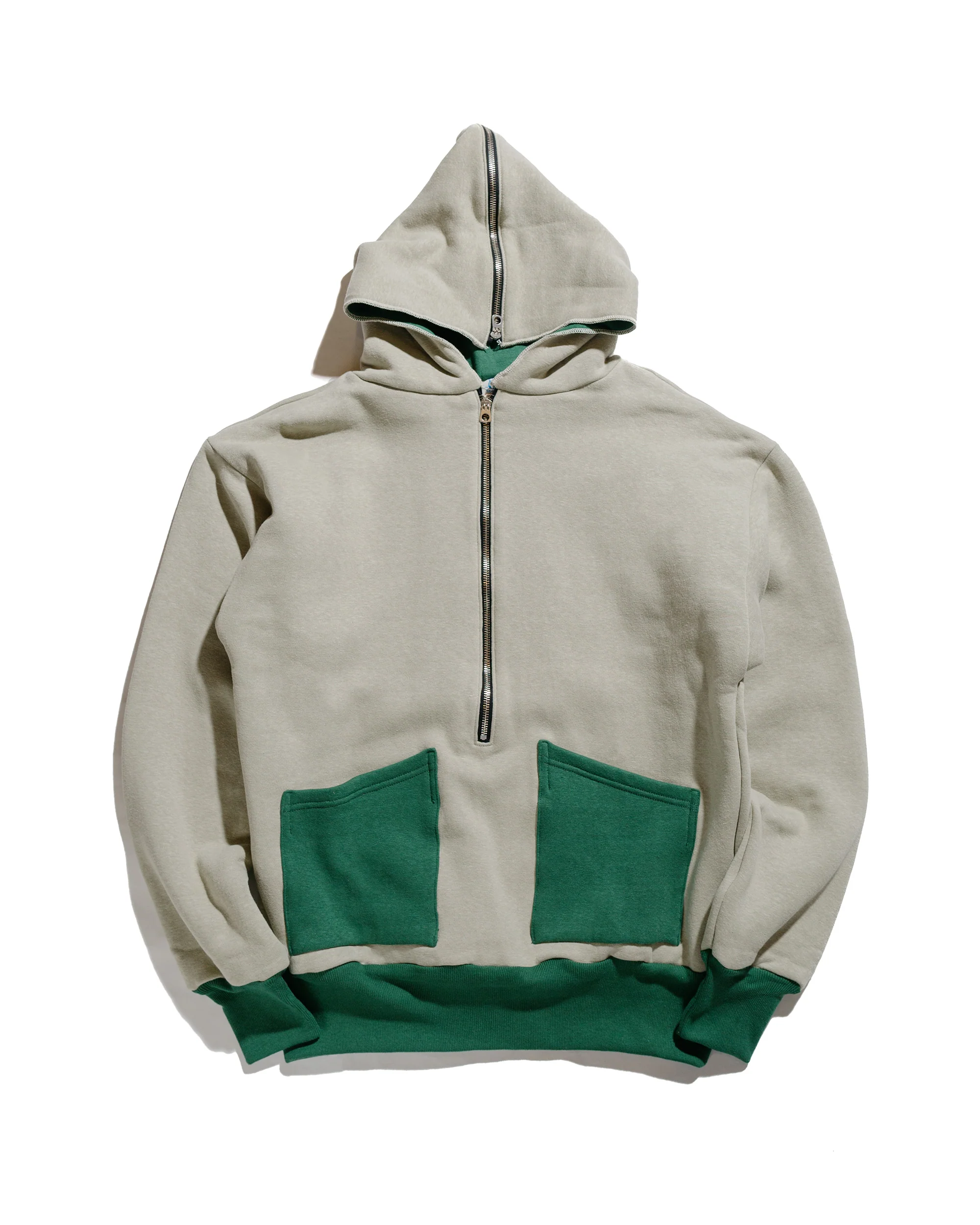 Warehouse Lot. JG-CS11 The Olympic Champion Sweat Parka Beige/Green