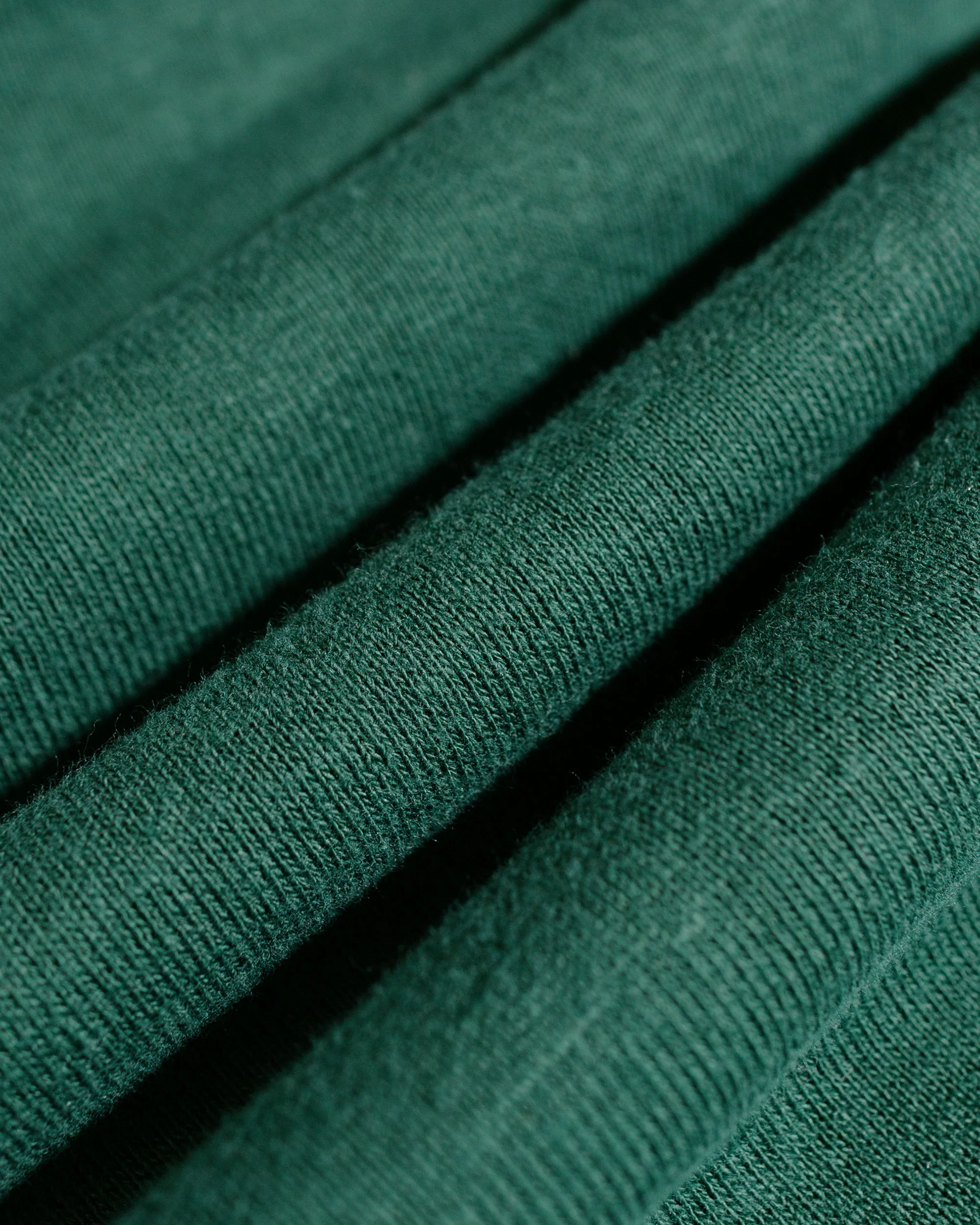 Warehouse Lot. JG-CS17 Rib-Trimmed RW Hoodie No Print Dark Green - Image 6