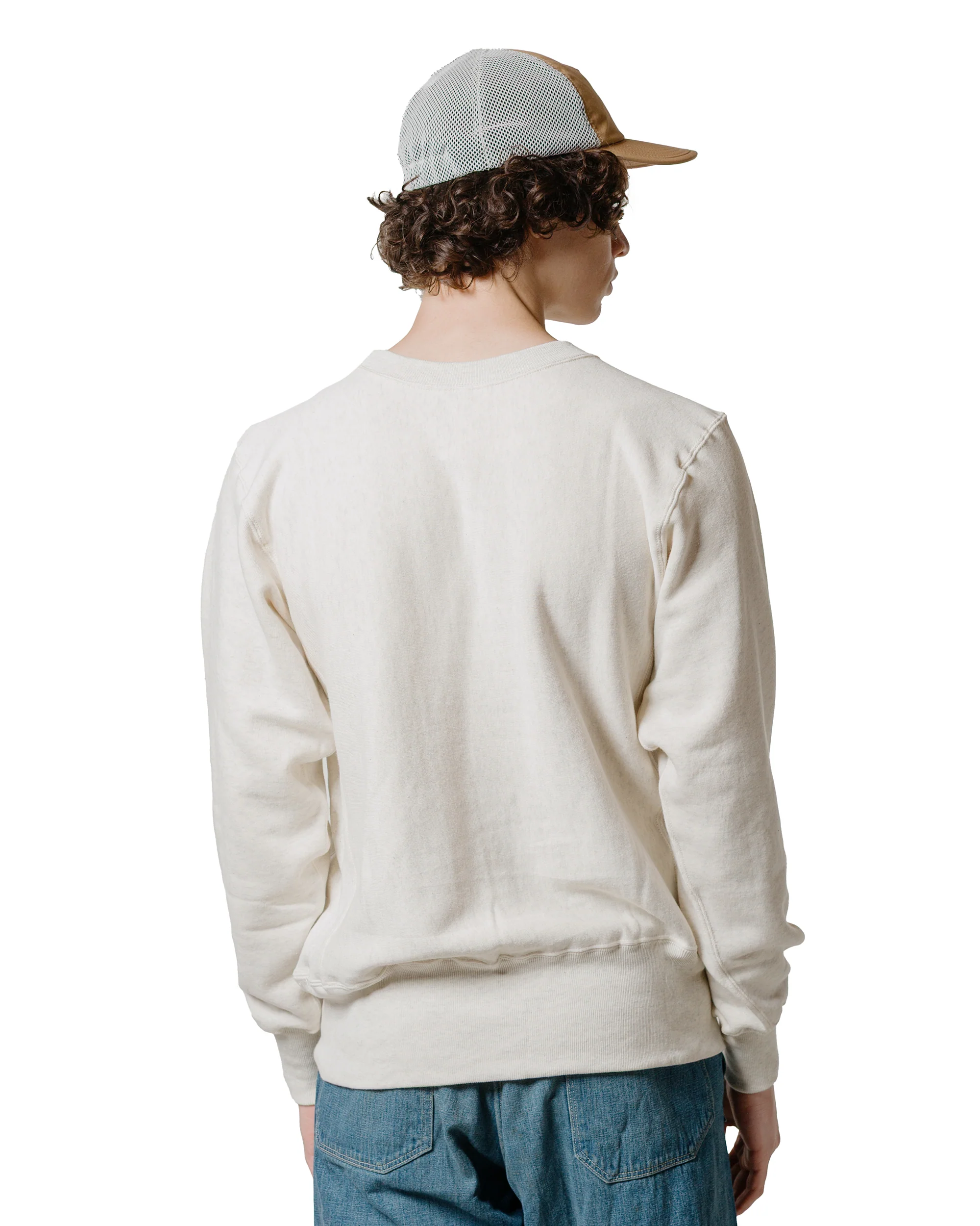 Warehouse Lot. JG-CS18 RW Crewneck No Print Ash - Image 3