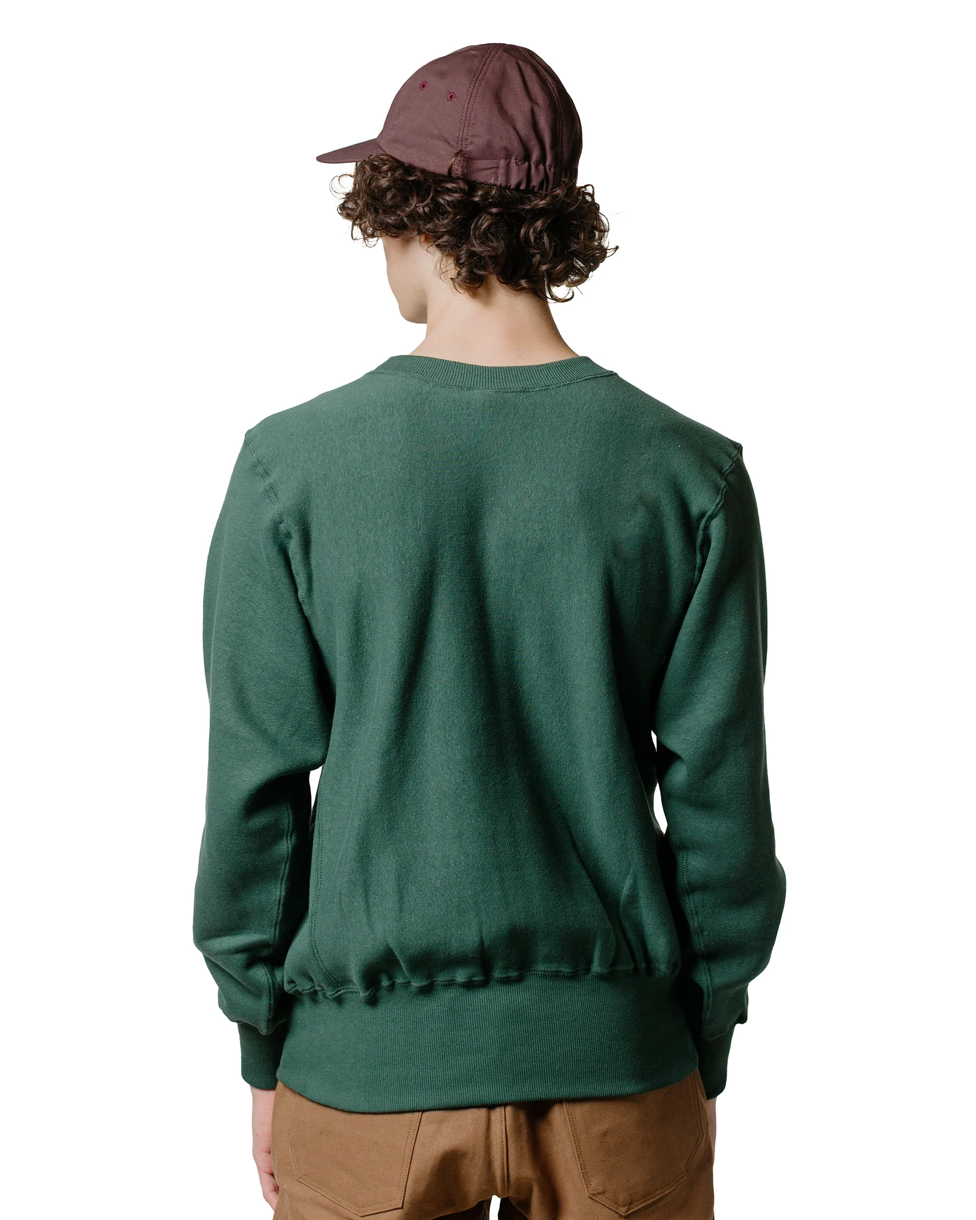 Warehouse Lot. JG-CS18 RW Crewneck No Print Dark Green - Image 3