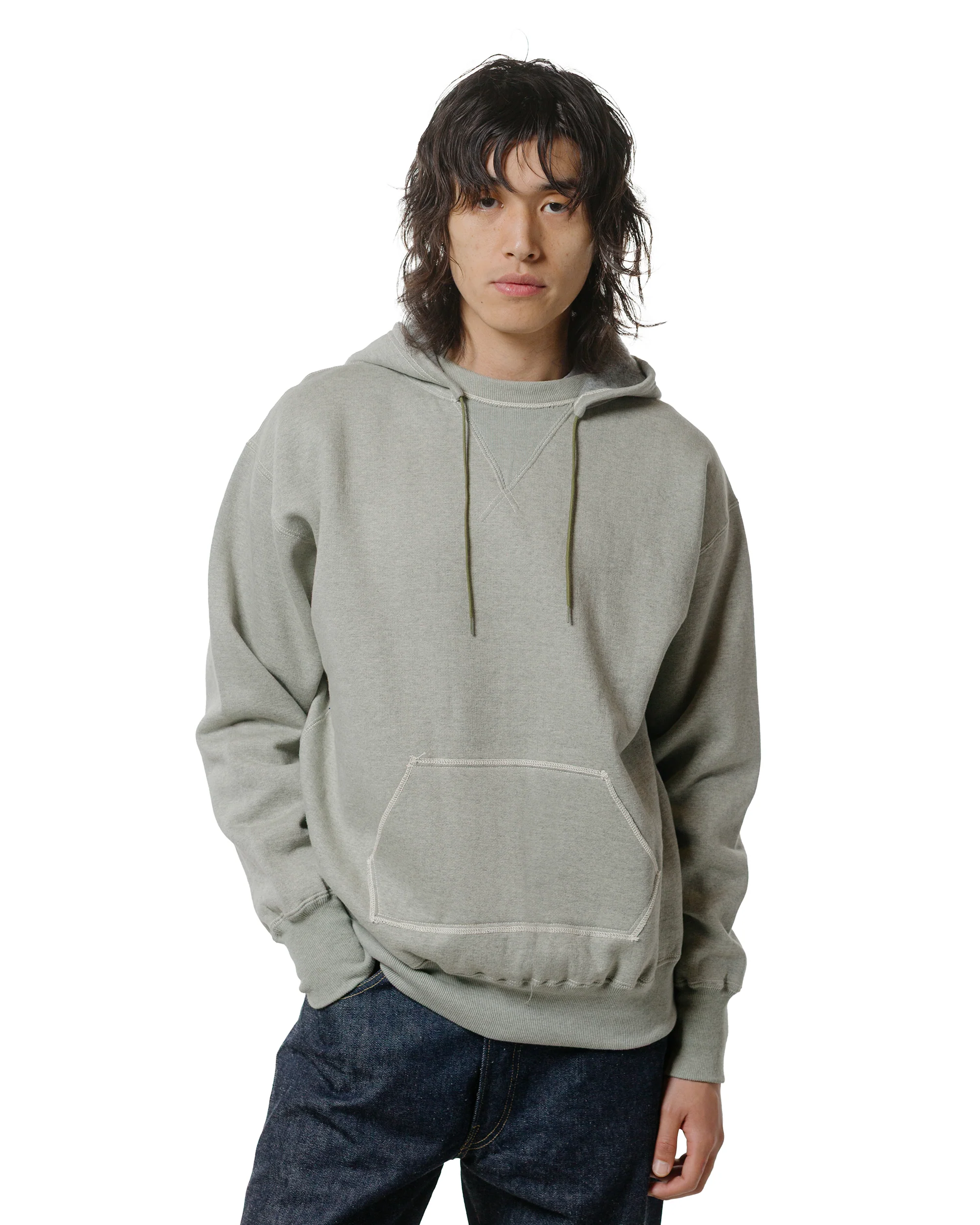 Warehouse Lot. JG-CS21 Back-Panel Afterhood Green Heather - Image 2