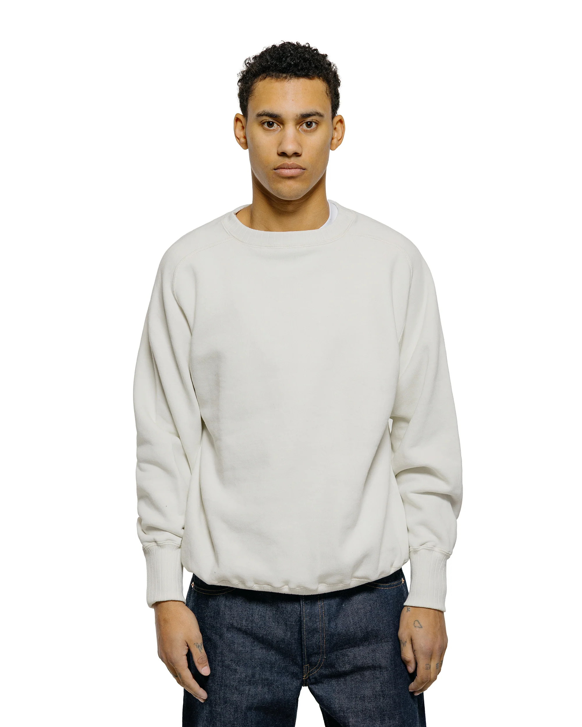 Warehouse Lot. JG-CS24 The Albert Sweat Off White - Image 2