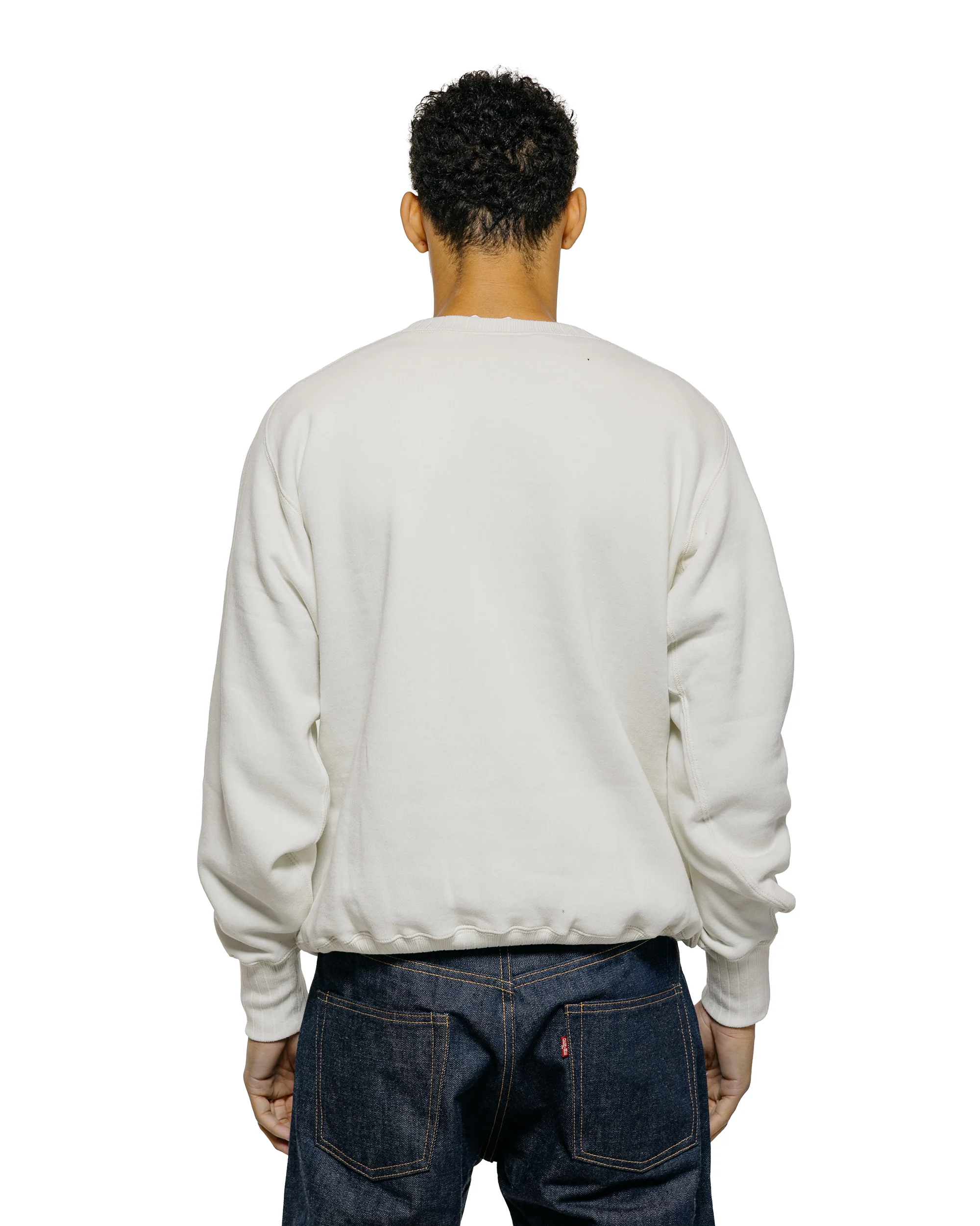 Warehouse Lot. JG-CS24 The Albert Sweat Off White - Image 3