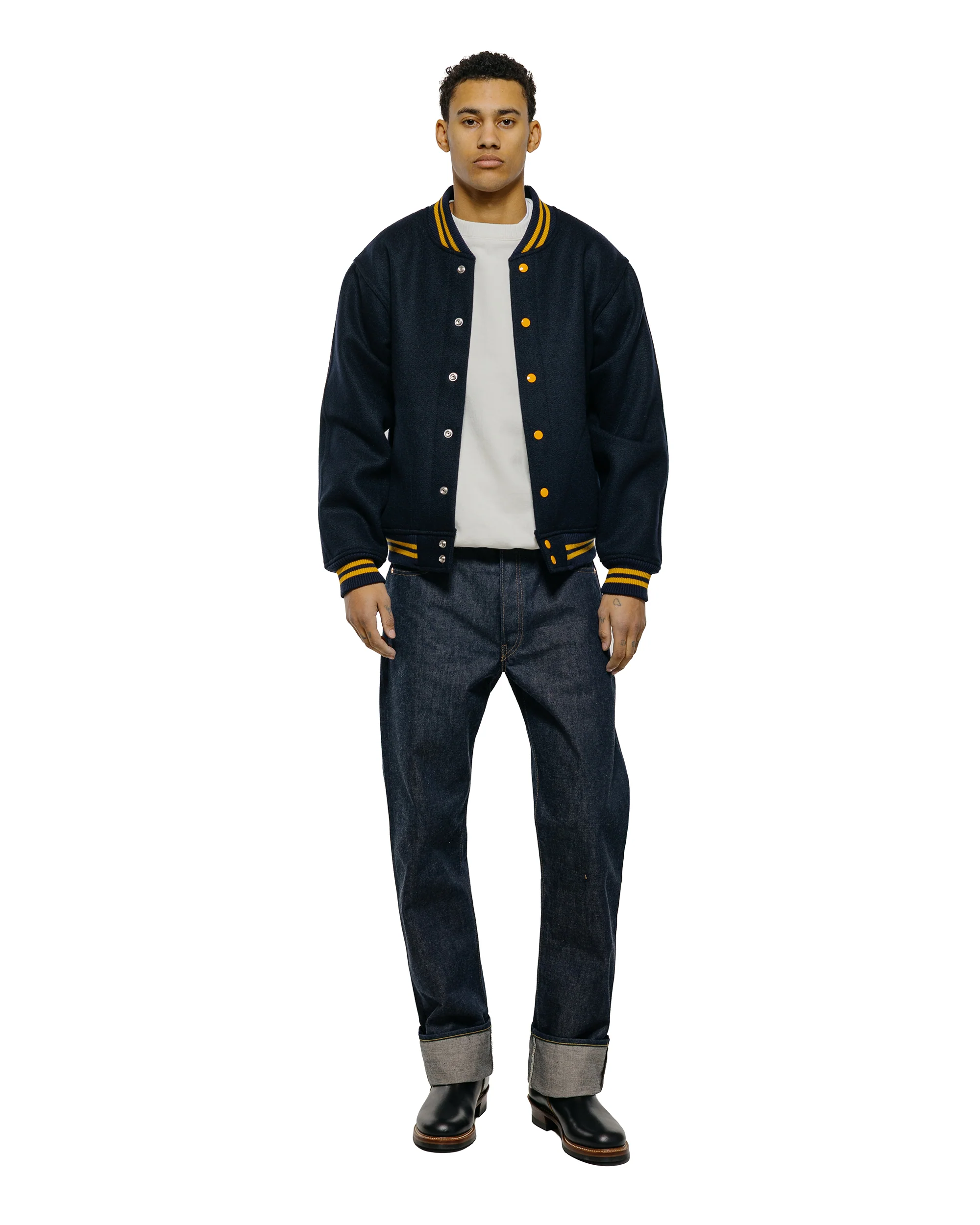 Warehouse Lot. JG-CS24 The Albert Sweat Off White - Image 4